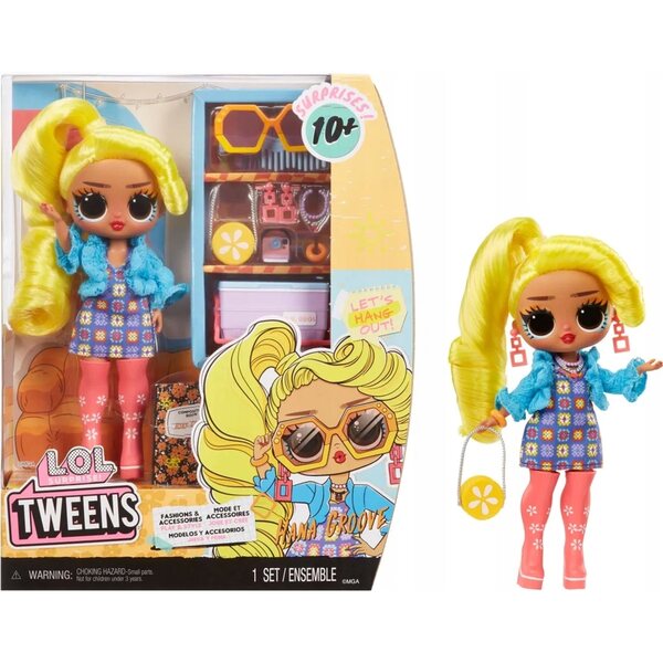 Bambola LOL Tweens Hana Groove con Accessori Moda per Bambini dai 4 Anni