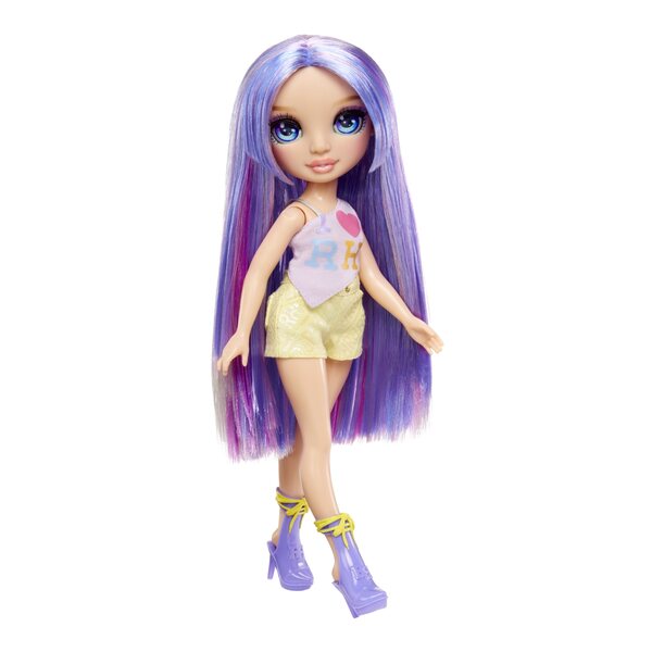 Rainbow High My Fashion Style Doll Violet 28 cm - Bambola moda fucsia e arcobaleno