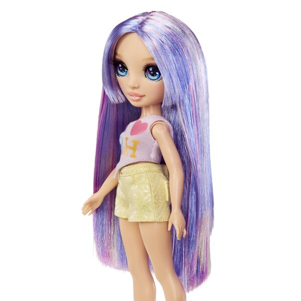 Rainbow High My Fashion Style Doll Violet 28 cm - Bambola moda fucsia e arcobaleno