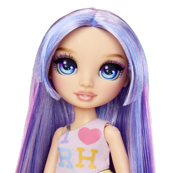 Rainbow High My Fashion Style Doll Violet 28 cm - Bambola moda fucsia e arcobaleno