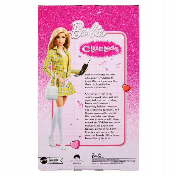 Barbie Clueless Cher zum 30-jährigen Jubiläum – Collectors Edition im gelben Kleid