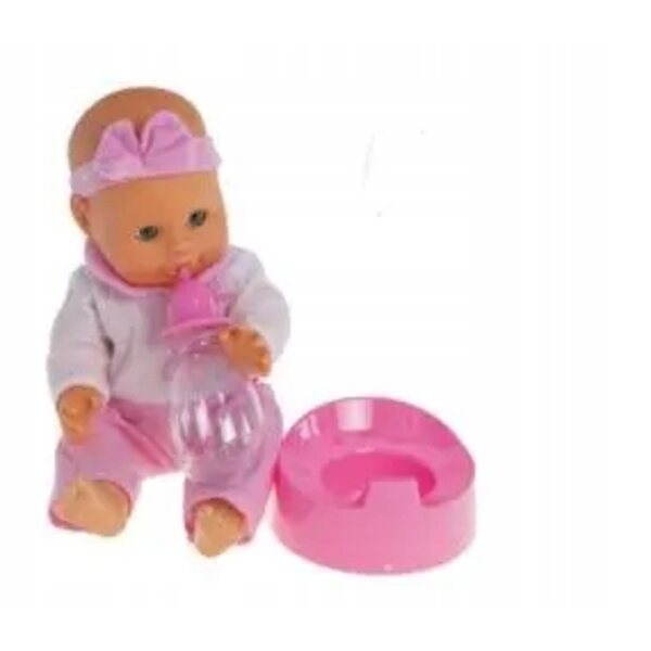 Bambolina SmilyPlay BD1807 28 cm con Accessori e Funzioni Realistiche per Bambini 3+