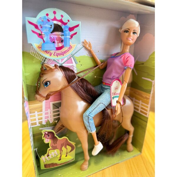 Doll con Cavallo Equestrian Set Horse Club: Gioco di Equitazione per Bambini