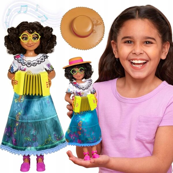Bambola Mirabel Madrigal Disney Encanto 28 cm con musica e accessori