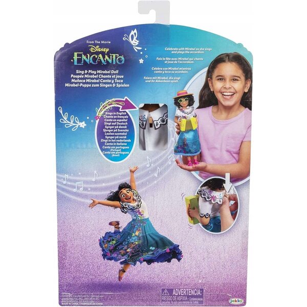 Bambola Mirabel Madrigal Disney Encanto 28 cm con musica e accessori