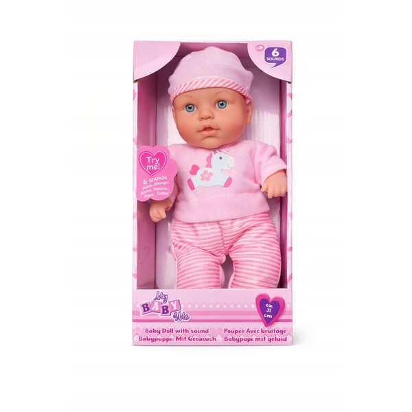 Baby Doll Interattiva 31 cm con 6 Suoni Realistici per Bambini
