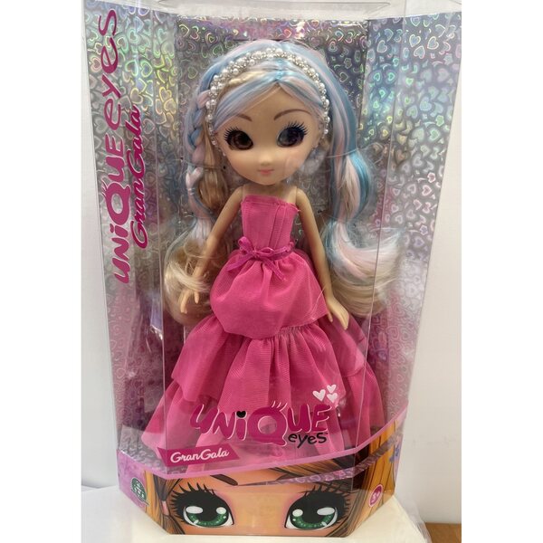 Unique Eyes Gran Gala Rebecca-Puppe mit elegantem Kleid und beweglichen Augen