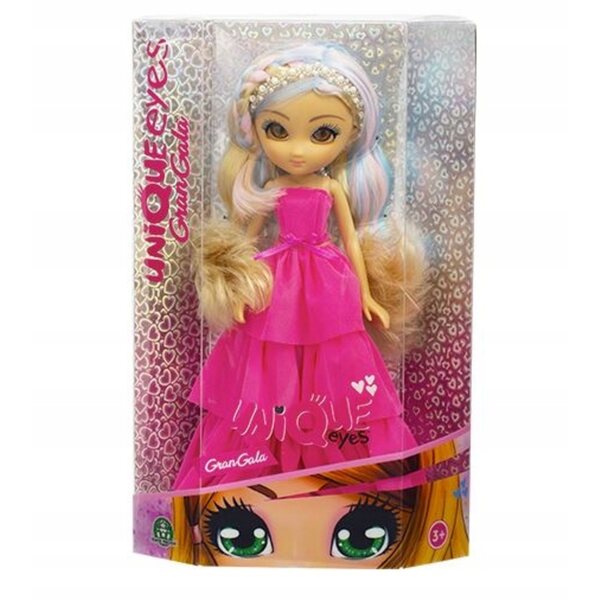 Unique Eyes Gran Gala Rebecca-Puppe mit elegantem Kleid und beweglichen Augen
