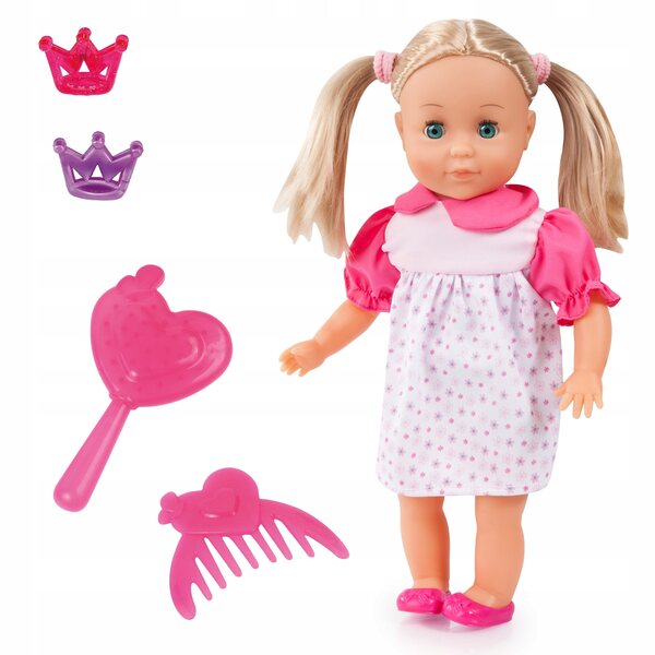 Bayer Design Anna Little Love Bambola 33cm con 100 Suoni e Accessori
