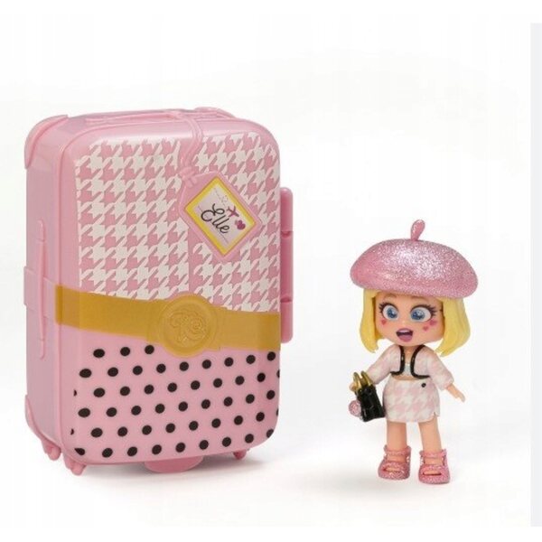 KookyLoos Elle Walizka con Bambola, Accessori e Animale - Set Completo 4+