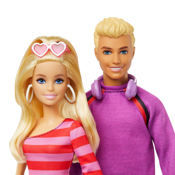 Barbie und Ken Fashionista mit Rollschuhen Mattel 3+ Puppenset