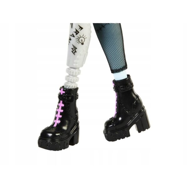 Monster High Frankie Stein: bambola 29 cm con accessori e cagnolino
