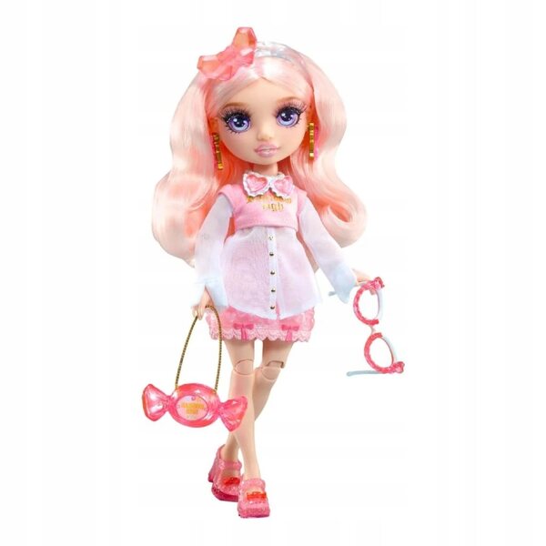 Lalke Rainbow High Bella mit kreativem Zubehör und DIY-Schmuck, 28 cm