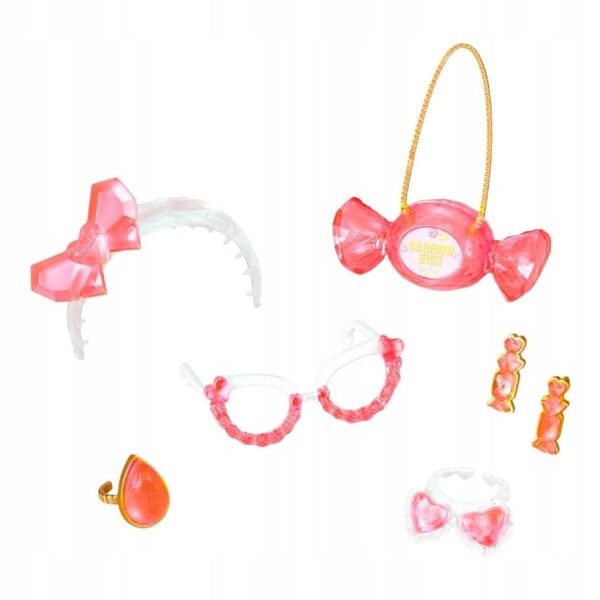 Lalke Rainbow High Bella mit kreativem Zubehör und DIY-Schmuck, 28 cm