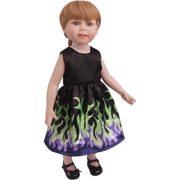 Abito Halloween per Bambola 46 cm - Costume Casual Sicuro e Facile da Indossare