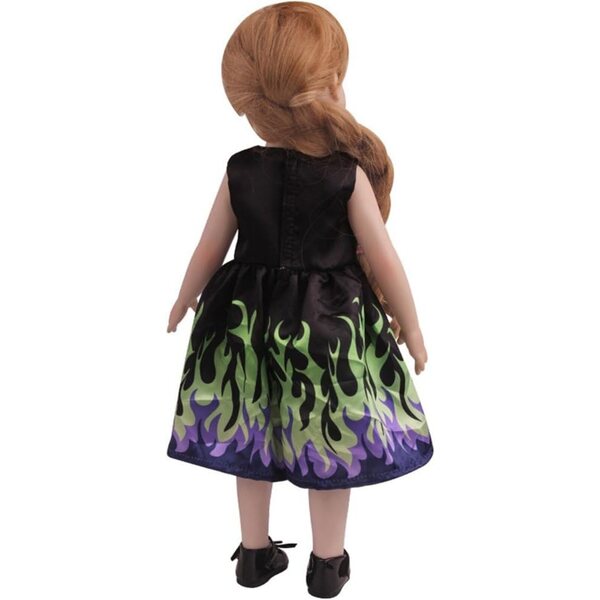 Abito Halloween per Bambola 46 cm - Costume Casual Sicuro e Facile da Indossare