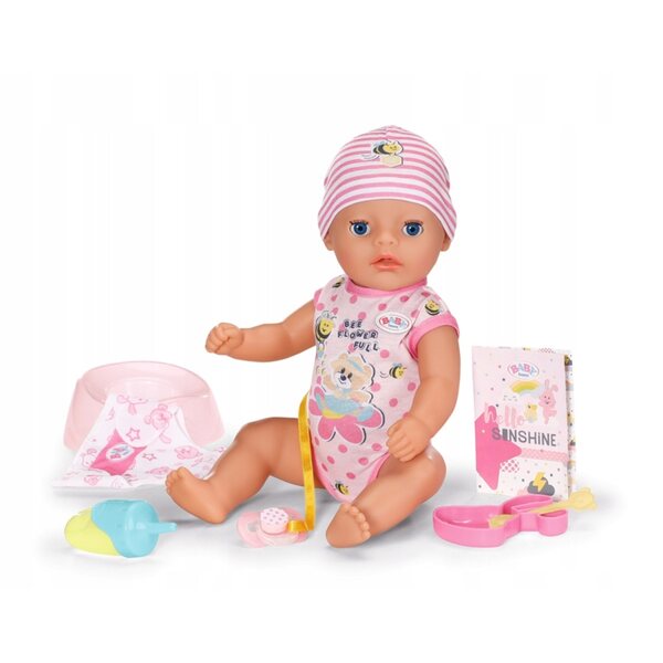 Baby born Lalka Interaktywna LENA Niemowlę 36 cm Akcesoria do Karmienia