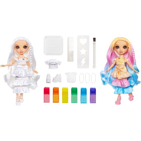 Rainbow High Acquerello & Crea bambola da colorare con Accessori Inclusi