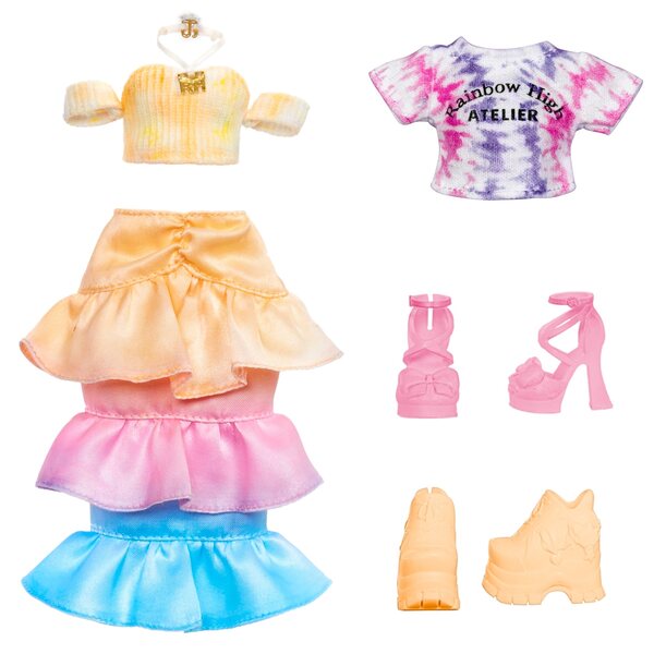 Rainbow High Acquerello & Crea bambola da colorare con Accessori Inclusi