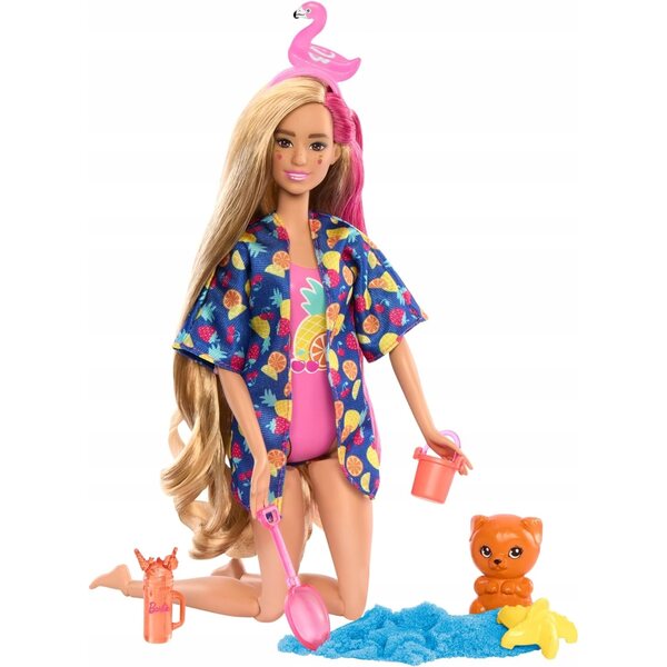 Barbie Pop Reveal Set mit Duftpuppe und farbenfrohen Accessoires für Kinder ab 3 Jahren