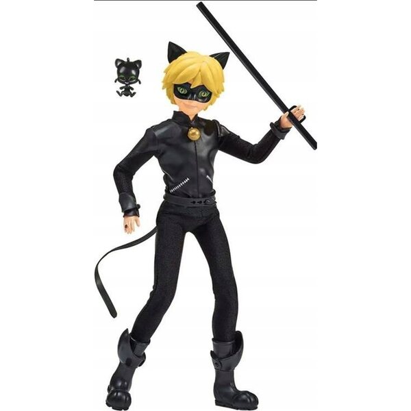 Bambola Miraculous Adrien come Gatto Nero 33 cm con Accessori Playmates Toys