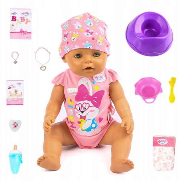 Lalka Baby Born Interaktywna Dziewczynka 43 cm Zapf Creation + akcesoria