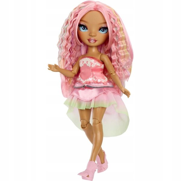 Bambola Rainbow High Be Dazzling Adeline Rose 28 cm con accessori scintillanti
