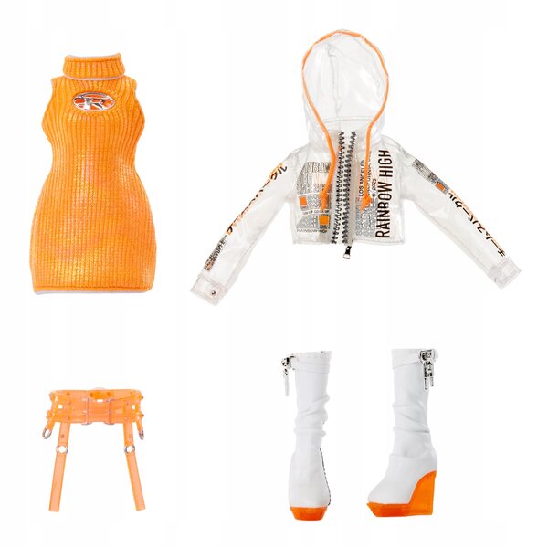 Rainbow High Michelle St. Charles - Bambola fashion con accessori serie 5