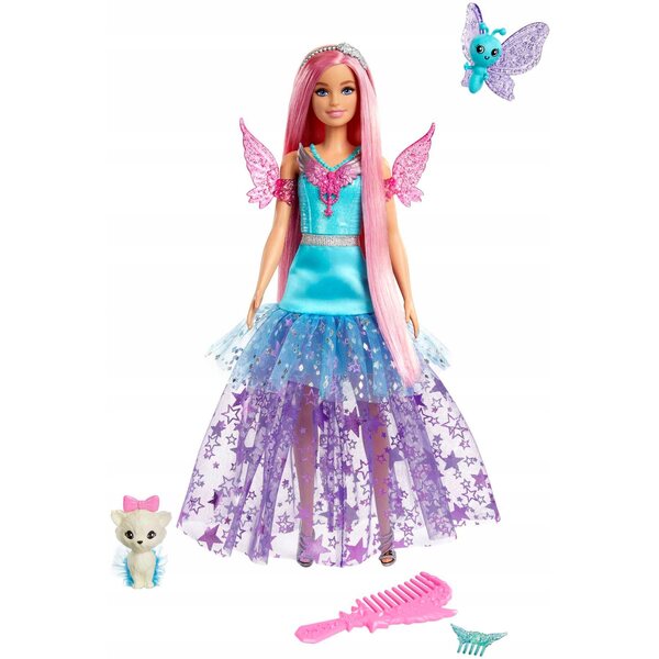 Barbie Magic Malibu mit langen Haaren und doppeltem Haustierbegleiter Mattel