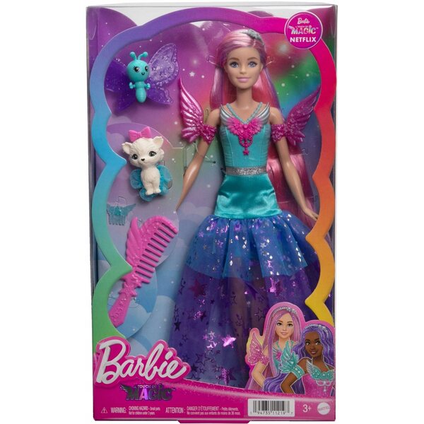 Barbie Magic Malibu mit langen Haaren und doppeltem Haustierbegleiter Mattel