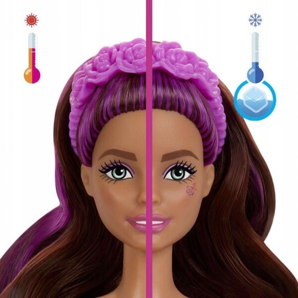 Barbie Color Reveal Baletnica mit 6 Überraschungen und Zubehör in einer 29-cm-Röhre