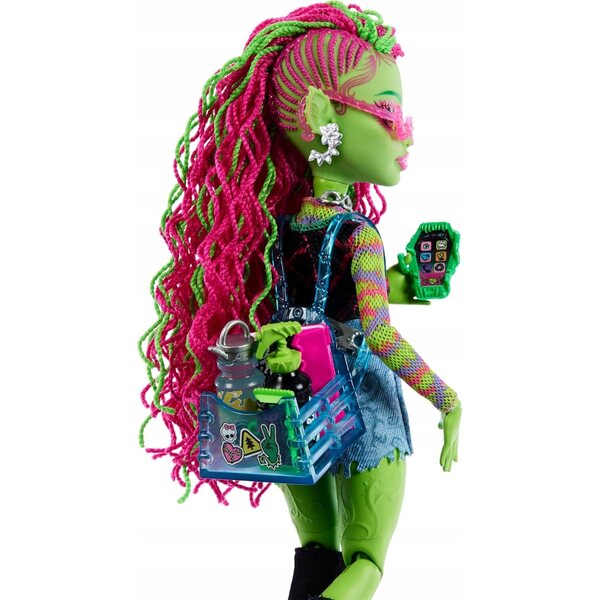 Venus McFlytrap Monster High с котка Chewlian и оригинални аксесоари Mattel