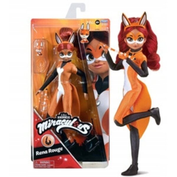 Miraculous Ladybug und Nero the Cat Playmates Toys 27 cm große rote Kitka-Puppe