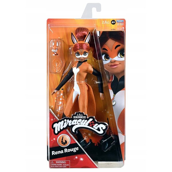 Miraculous Ladybug und Nero the Cat Playmates Toys 27 cm große rote Kitka-Puppe