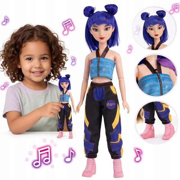 K-POP Demon Hunters Zoey musikalisches Lalley 30 cm mit Lichtern und Sounds
