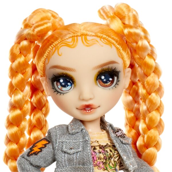 Rainbow High Clementine Sparkle Shine bambola moda arancione con accessori