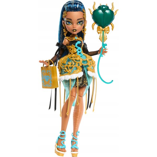 Monster High Cleo de Nile Scary Sweet Birthday - Poupée 27 cm avec accessoires