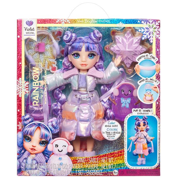 Lutka Rainbow High Winter Wonderland Violet Willow 28 cm sa zimskim dodacima
