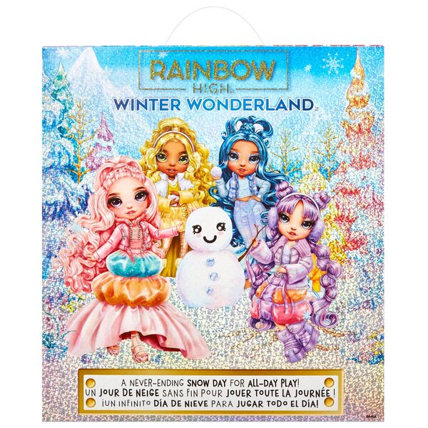 Rainbow High Winter Wonderland Violet Willow bambola 28 cm con accessori invernali