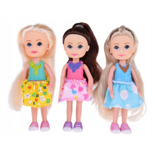 Комплект от 6 Mini Lalle Jokomisiada 12 см от пластмаса и плат за деца 3+