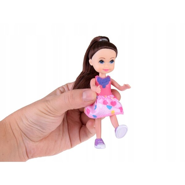 Set 6 Mini Lalle Jokomisiada 12 cm in Plastica e Tessuto per Bambini 3+