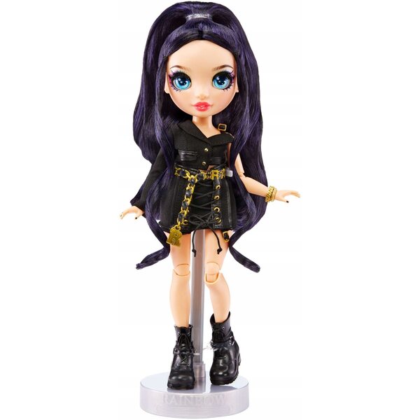 Doll Rainbow High SH Trunk Show Ainsley con vestiti moda assortiti e movimenti articolati