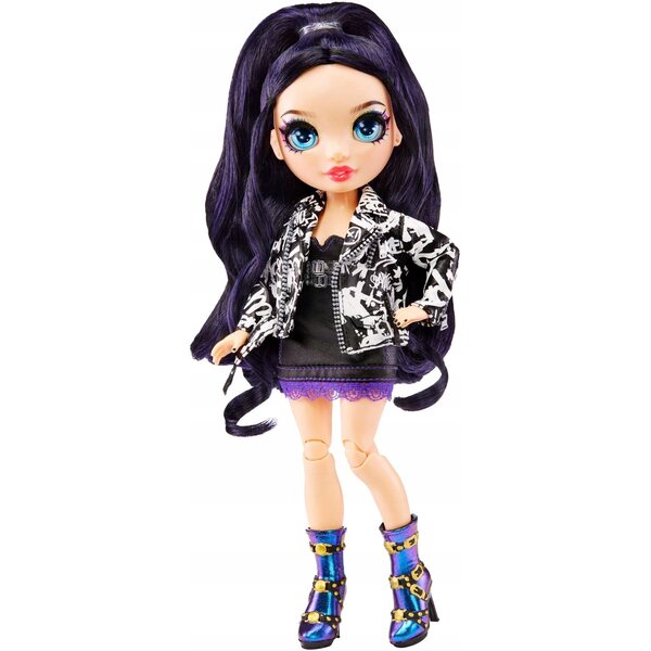 Doll Rainbow High SH Trunk Show Ainsley con vestiti moda assortiti e movimenti articolati