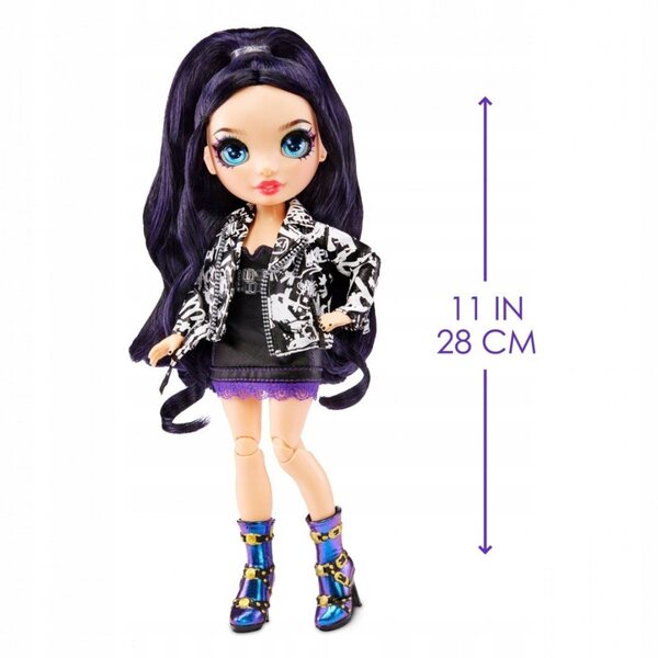 Doll Rainbow High SH Trunk Show Ainsley con vestiti moda assortiti e movimenti articolati