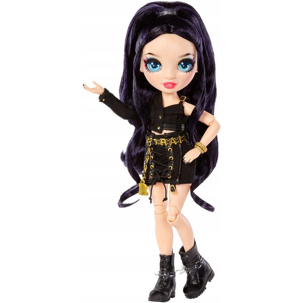 Doll Rainbow High SH Trunk Show Ainsley con vestiti moda assortiti e movimenti articolati