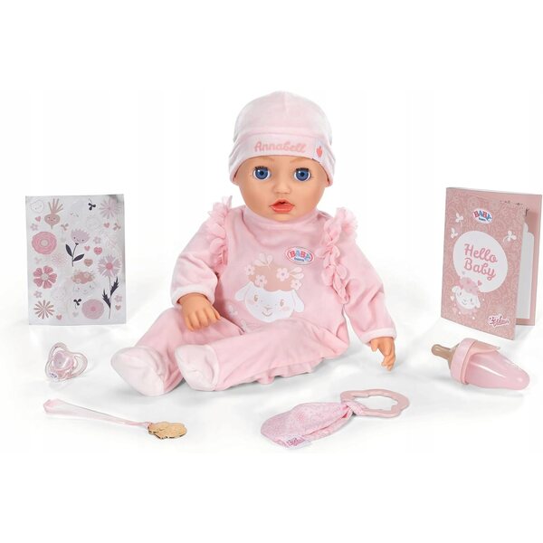 Baby Born Annabell interactieve pop 43 cm met realistische bewegingen en geluiden