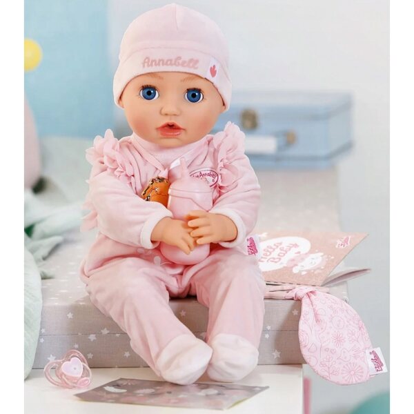 Baby Born Annabell interactieve pop 43 cm met realistische bewegingen en geluiden