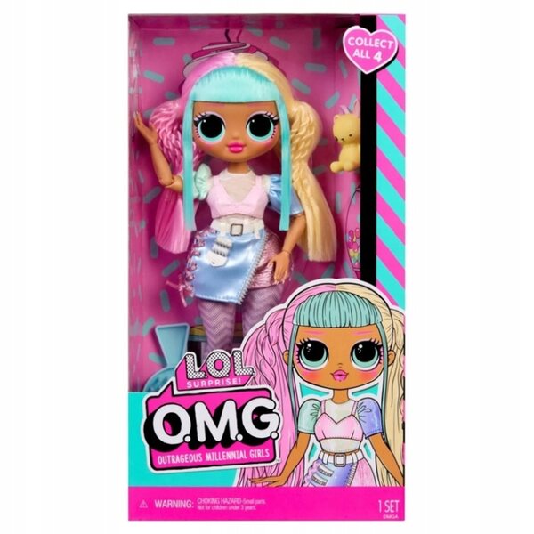 LOL Surprise OMG Candylicious - 25 cm modedukke med tilbehør til børn 3+