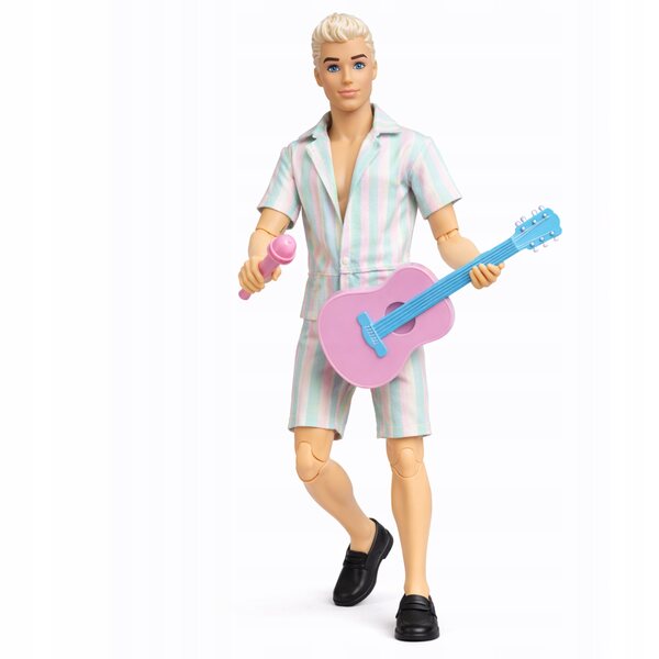 Ken Blondino Gitarrist 30 cm mit beweglichen Gelenken und Musikzubehör