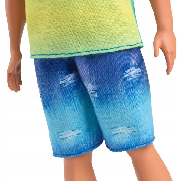Barbie Ken Fashionistas mit grün-gelbem Pullover, moderner Mattel-Stil